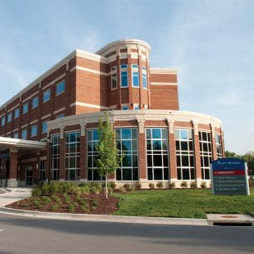 Photo of Alton Memorial Hospital.